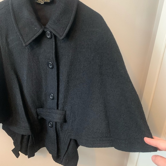 NWOT / Cape Coat / Red / 45% Wool - Picture 7 of 14